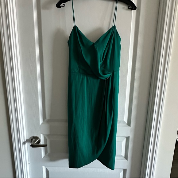 Banana Republic Emerald Wrap Dress - Picture 1 of 6